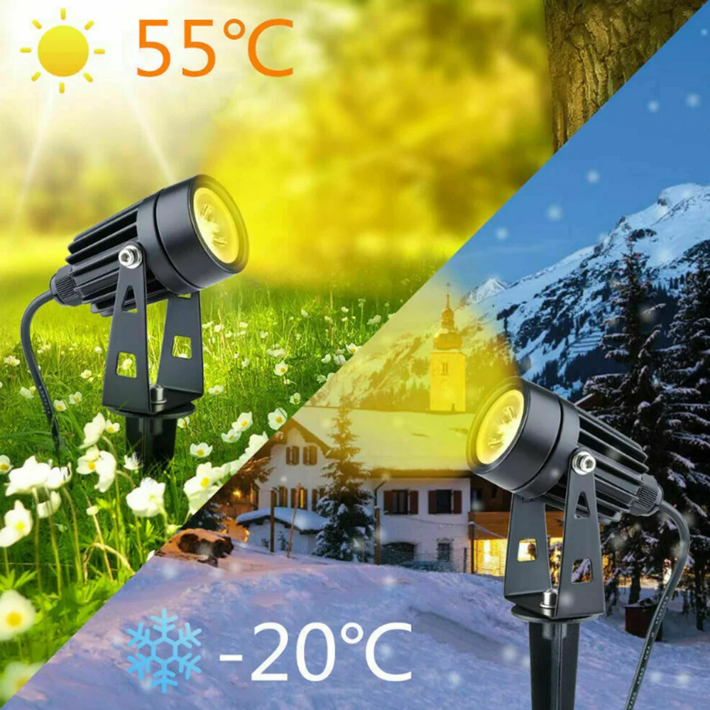 LED Pin Lawn Light One to Six Courtyard Lights One Dragging Four Spotlight LED Floodlight Dragging Four Grass Ground Lamp