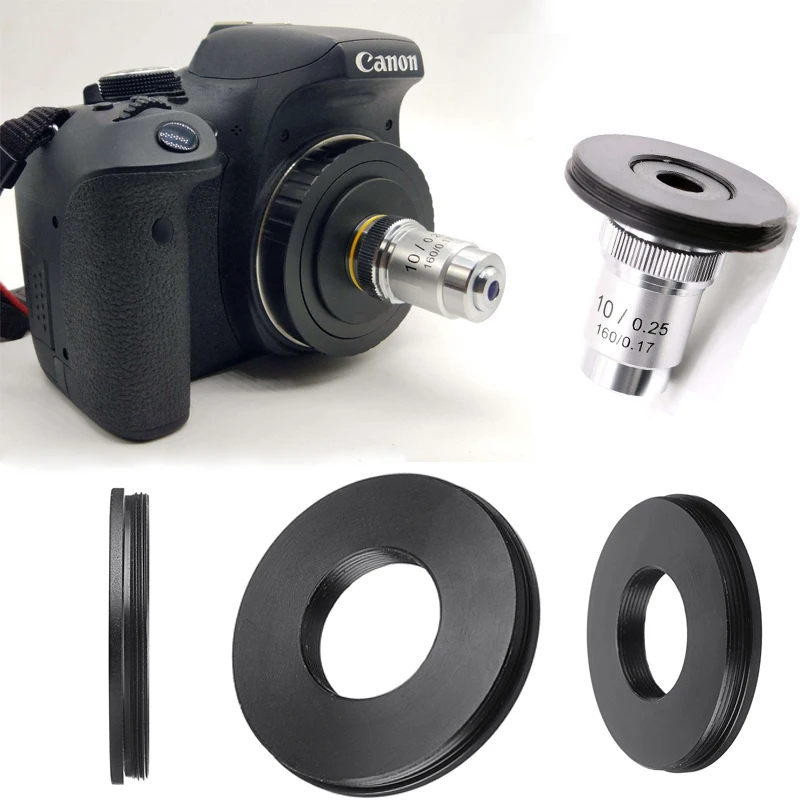 RMS Adapter Ring Microscope Objective To Canon EF EOS DSLR/SLR Camera