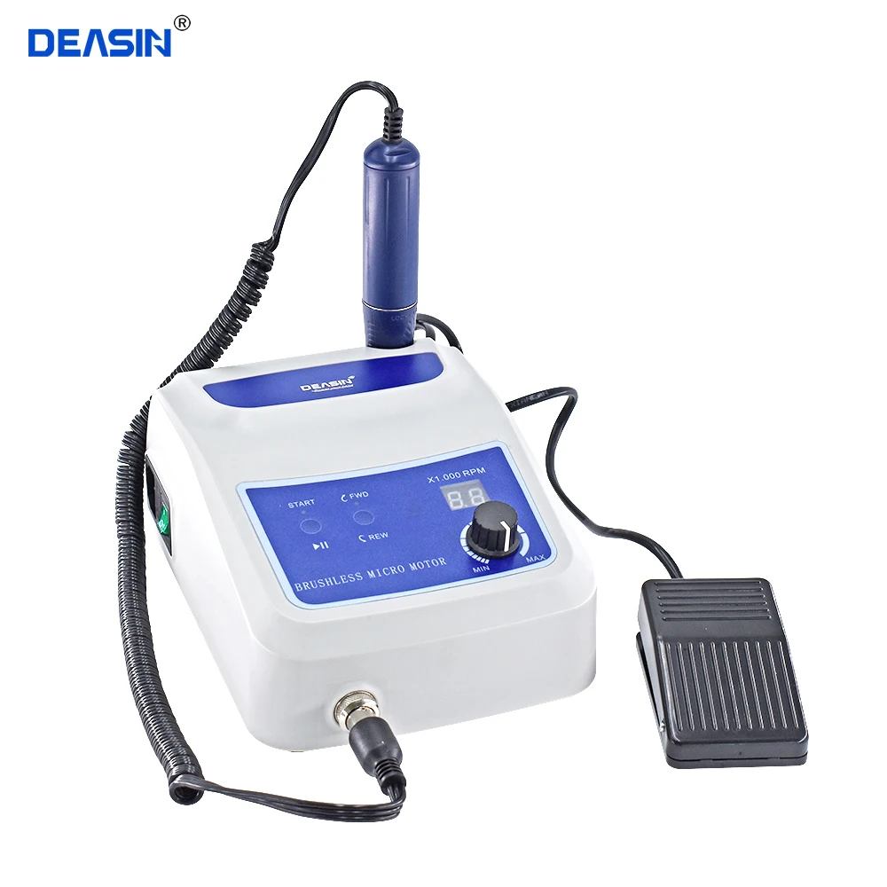 

Dental Lab 50,000rpm micromotor polish handpiece dental laboratory Micromotor Non-Carbon Brushless Polishing Unit