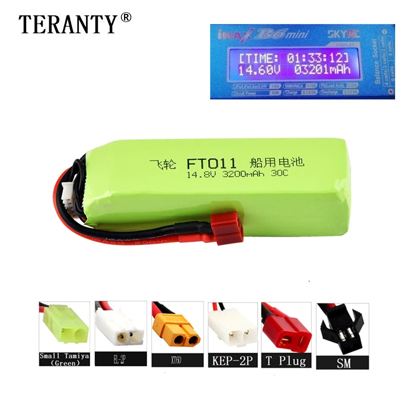 14 8 V Батарея для Feilun FT010 FT011 RC высокая скорость игрушечные лодки Аксессуары 4S 3200mAh