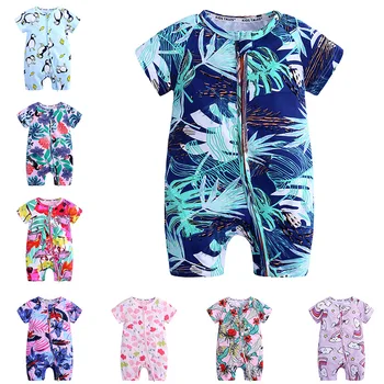 

2020 baby cotton jumpsuit newborn suit short sleeve rompers baby girl clothes baby boy romper infant boy clothes newborn