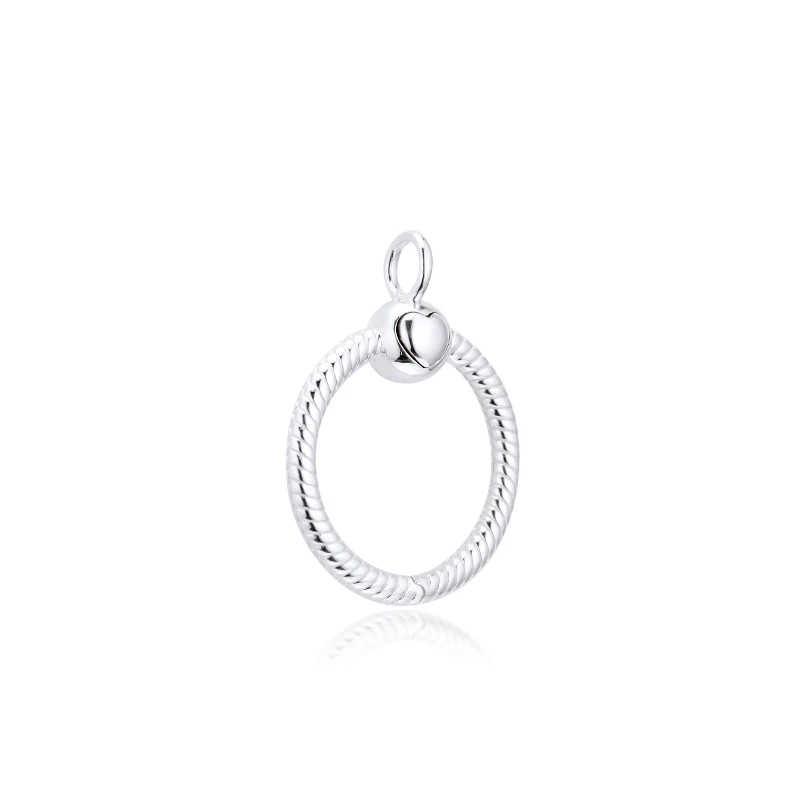 QANDOCCI, 925 пробы, серебряные подвески для женщин, маленькие, средние, Большие Подвески, оригинальные ожерелья для изготовления ювелирных изделий