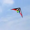 NEW Arrive 48 Inch Rainbow  Professional Dual Line Stunt Kite With Handle And Line Good Flying Factory Outlet 3