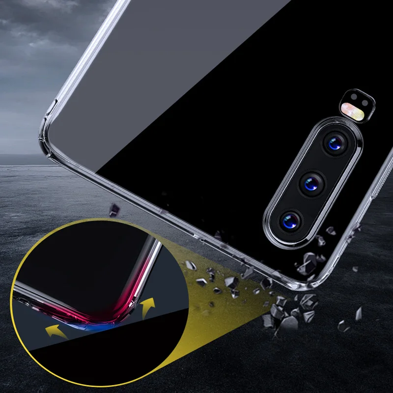 Роскошный противоударный чехол для iphone 11 pro max, силиконовый чехол для телефона, чехол для iphone 6, 7, 8 plus, X, XS, XR, XSMAX, прозрачный мягкий ТПУ чехол