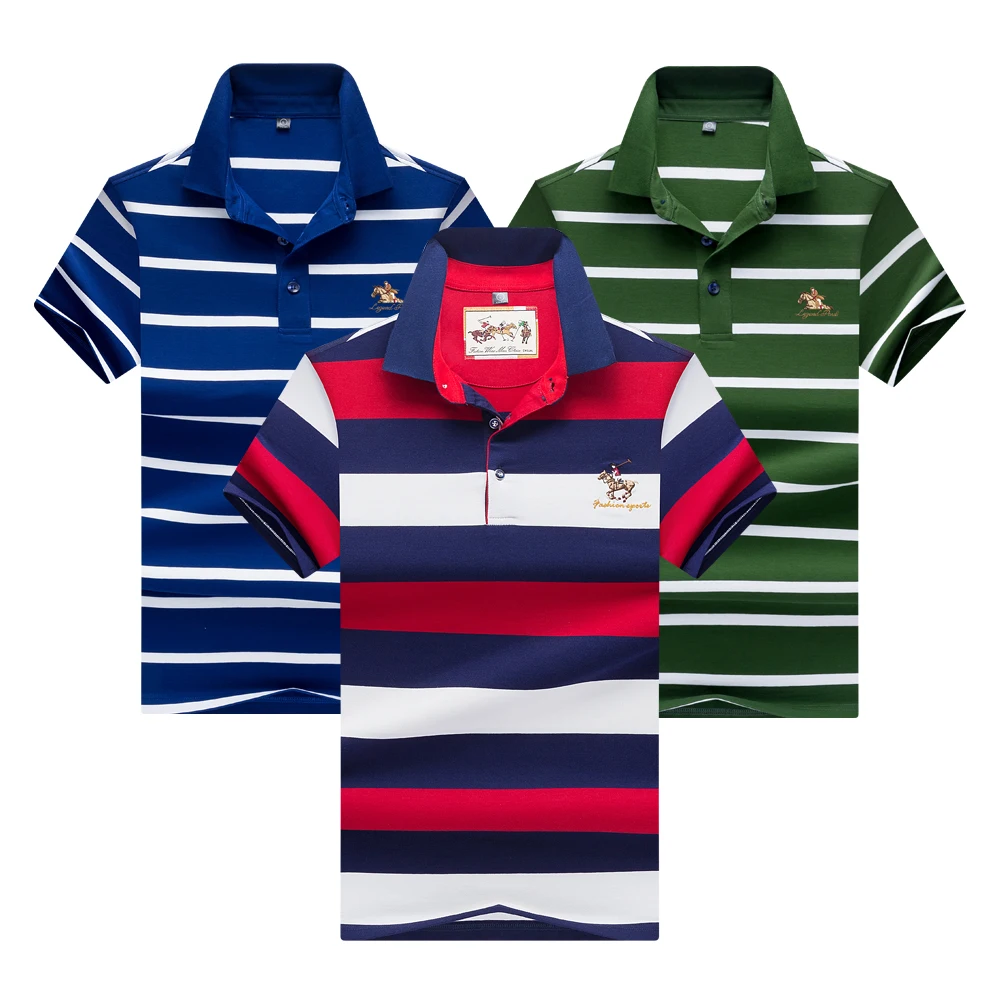 8078MDGL8090R Hollirtiger 3 шт. розничная polo homme de marque модная одежда по индивидуальному заказу, шаровары удобные стрейч Для мужчин рубашка поло HOMBRE в полоску модные футболки-поло Для мужчин - Цвет: 8078MDGL8090R