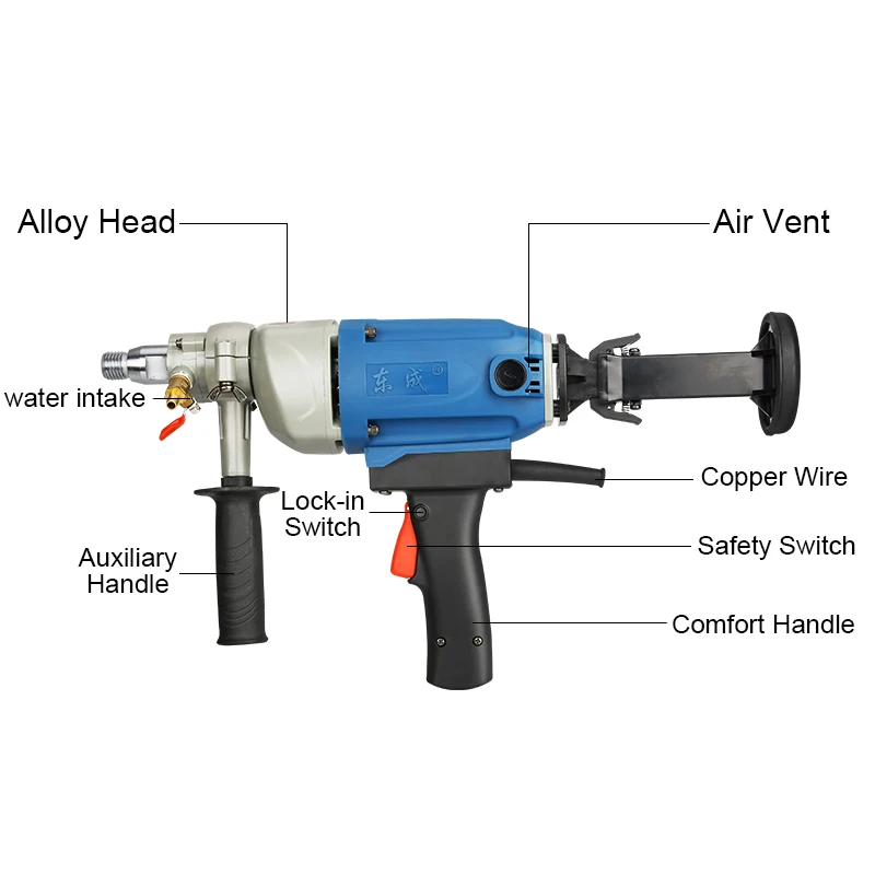 Высокомощный сверлильный станок мощностью 1800 Вт Мощный портативный Стразы