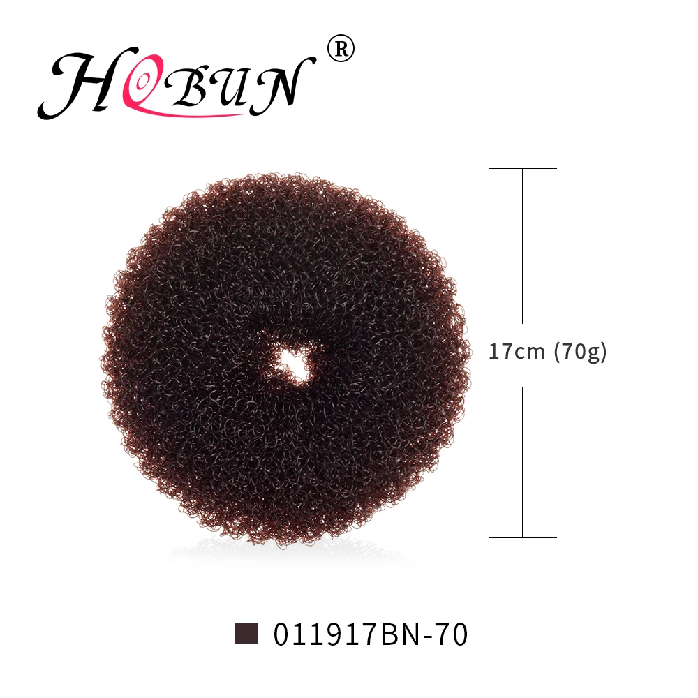 Brown 70G Хобан 0119 булочка для волос пончик волшебный Поролоновый спонж легкое большое кольцо Инструменты для укладки волос Прическа аксессуары для волос для девочек и женщин - Цвет: Brown 70G