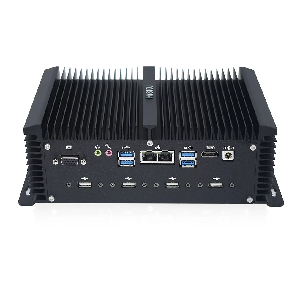 Intel Core i5 4200u двухъядерный minipc двойной nuc Windows 10 Linux промышленный компьютер COM HDMI VGA слот для sim-карты тонкий клиент