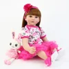 60cm Soft Silicone Reborn Baby Doll Toys Like Real Vinyl Princess Toddler Alive Bebe Girl Bonecas Kids Birthday Gift 3
