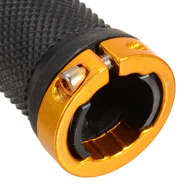 1Pair 13cm Bicycle Grips Bike Handlebar Grips Lock-on Fixed Gear Rubber Aluminum Alloy Handlebar Handle Bar End Bicycle Part