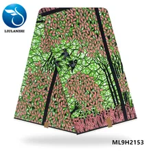 LIULANZHI Анкара ткань Африканская восковая печать нигерийской хлопчатобумажной ткани, печать голландский воск Tissu 6 ярдов/партия ML9H2143-58