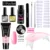 Limegirl Poly Nail Gel Set Poly UV Gel Clear/Pink Acrylic Quick Building Finger Extension Soak Off UV Gel Polish Nail Tools Set