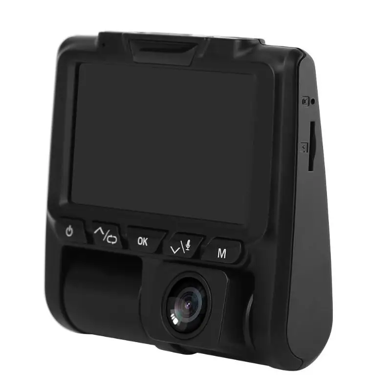 Автомобильная dvr камера A1 Full HD 1080P+ 1080P двойная вращающаяся линза DVR WDR g-сенсор Dash Cam циклическая запись видео рекордер