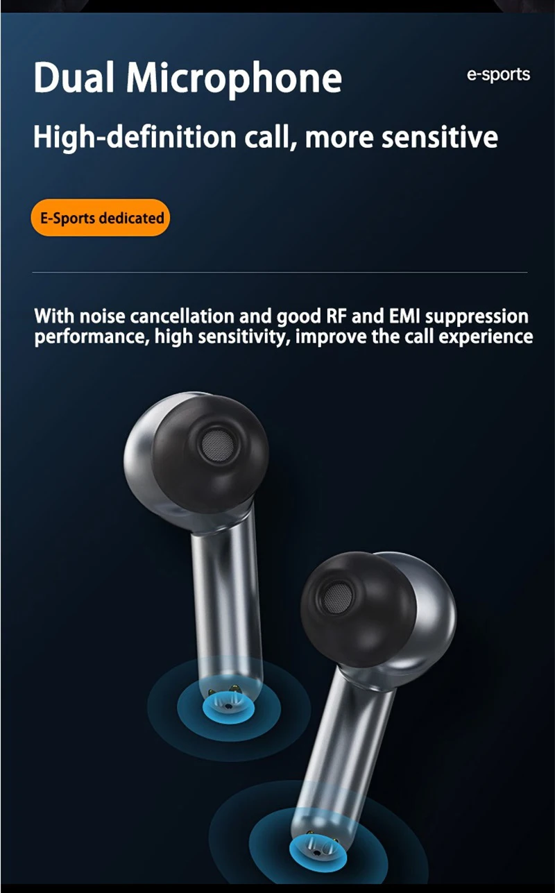 Lenovo XG01 Gaming Earbuds 50ms Low Latency TWS Bluetooth Earphone with Mic HiFi wireless headphones ipx5 waterproof Earbuds best wireless earphones