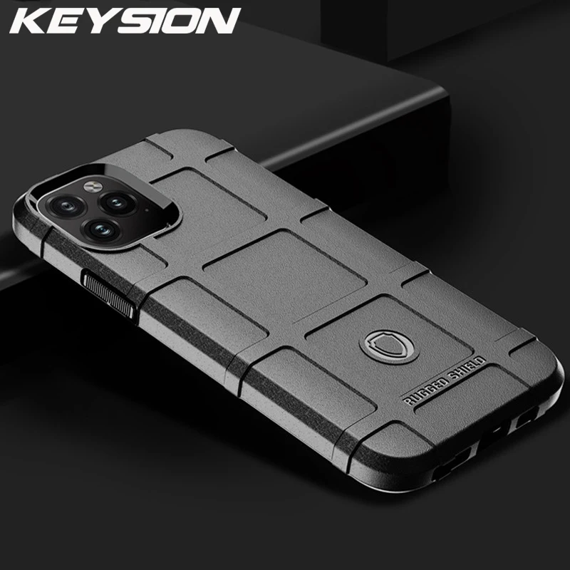 

KEYSION Matte Rugged Shield Case For iPhone 11 Pro Max Luxury Shockproof Armor Back Cover for iPhone 11 11 Pro Max New