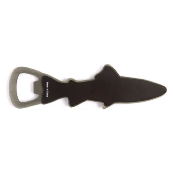

Shark Shaped Bottle Opener Keychain in Zinc Alloy Silver Color Key Ring Beer Bottle Opener Creative Unique Gift