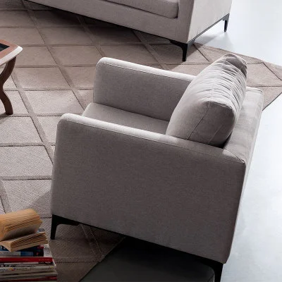Супер минималистский стиль современный 1+ 2+ 3 диван с журнальным столиком - Цвет: One seater