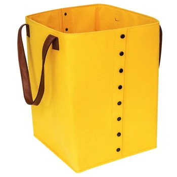

Multi-Functional Felt Storage Basket Laundry Basket Toy Storage Basket Foldable Sundries Container Organizer
