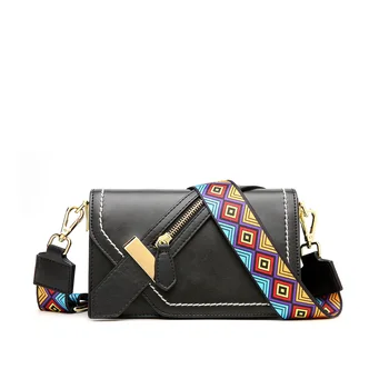 

2020 New Autumn Female Small Crossbody Bag Shoulder Flap Bags Genuine Leather Calf Handbag White Black Color Bags