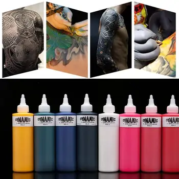 

New Black Pure Dynamic Tattoo Ink Permanent Makeup Microblading Pigment Body Art Paint Tattoo Supply 8oz (250ml) Drop Shipping