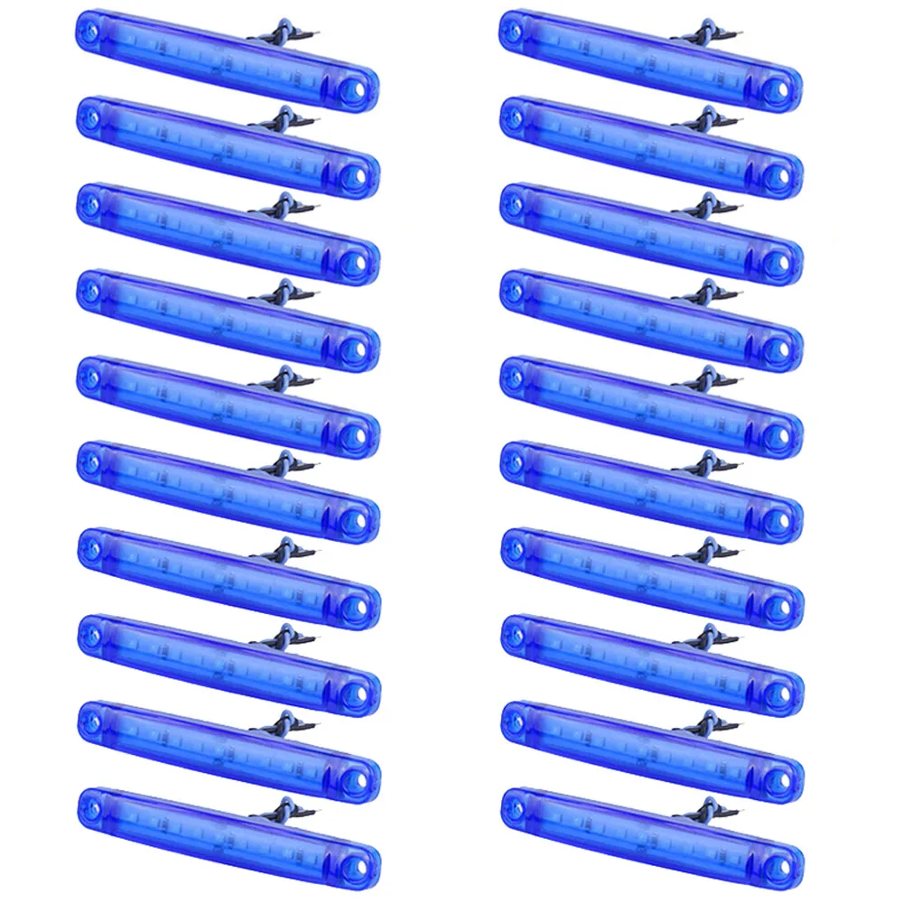20шт 24 в 9 светодиодный автомобильный фонарь для автобуса, грузовика, прицепа светодиодный, боковой, габаритный фонарь Водонепроницаемый задний указатель поворота стояночный индикатор светильник