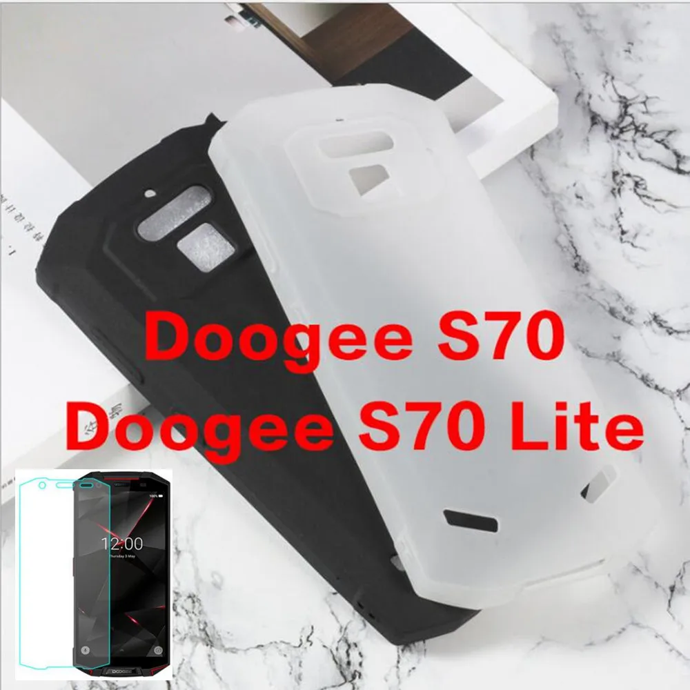 Чехол Для Doogee S70 Lite + Защитная пленка для экрана защитная из закаленного стекла