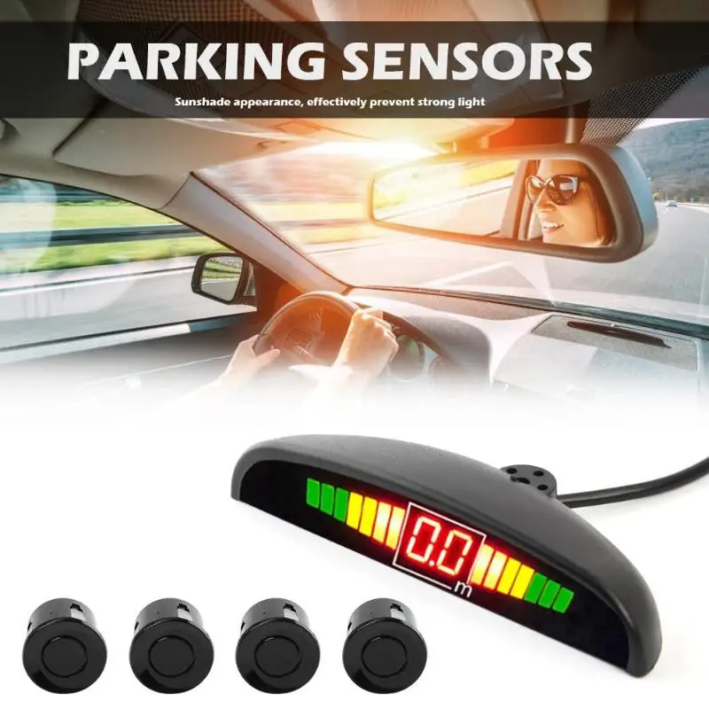 Led-anzeige Parkplatz Sensor Kit Auto Hilfs Backup Reverse Radar Monitor Parktronic System Led-anzeige Parkplatz Sensor Kit Auto Hilfs Backup Reverse Radar Monitor Parktronic System