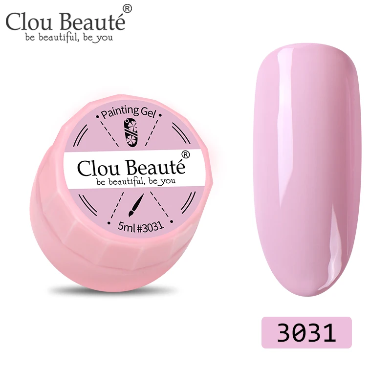 Clou Beaute 72 цвета гель-краска УФ/светодиодный гель для ногтей замачиваемый дизайн ногтей светодиодный лак для ногтей УФ-гель для ногтей DIY Краска паук гель лак - Цвет: 3031