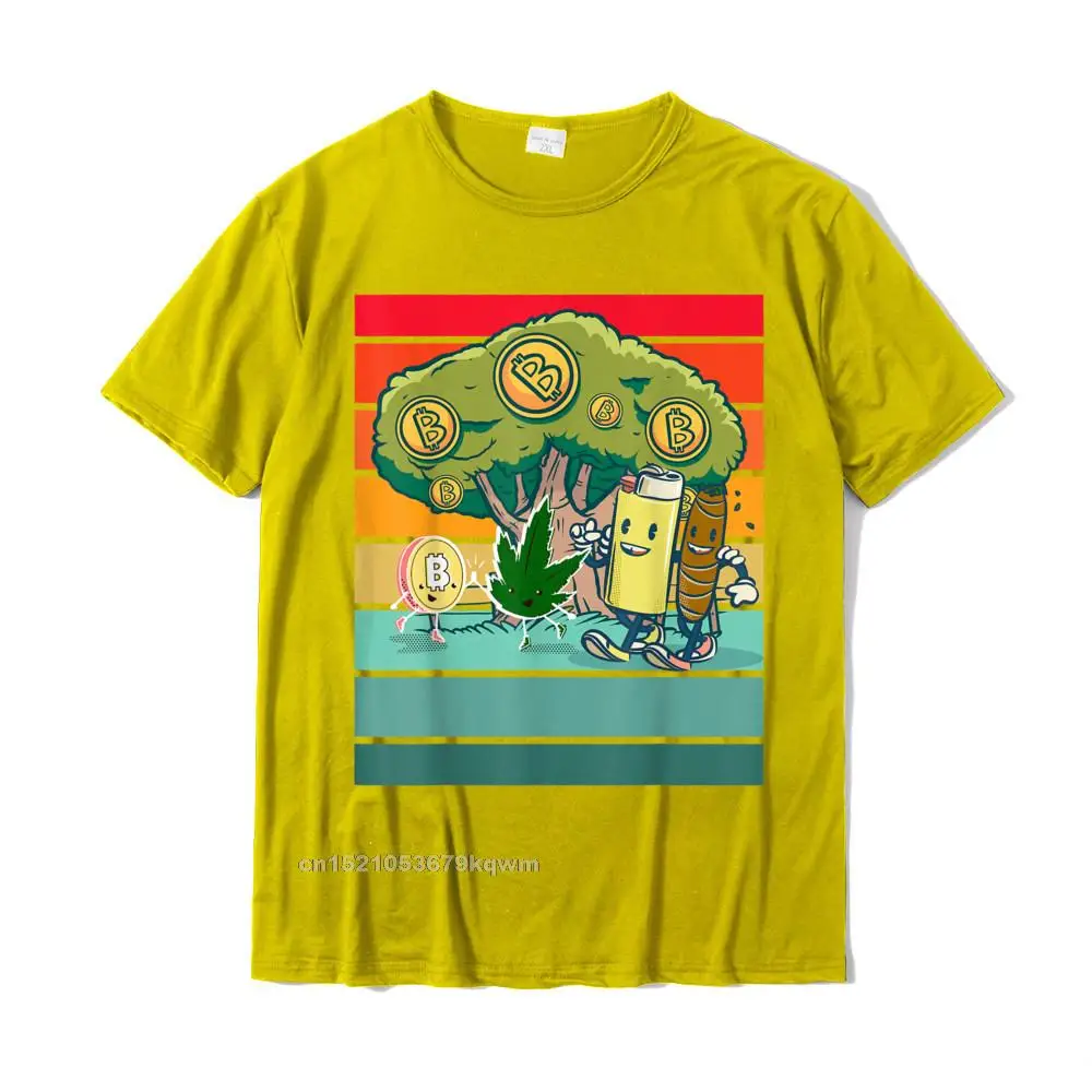 3D Printed 2021 Newest Short Sleeve Customized Top T-shirts Cotton O Neck Mens Tops Shirt Printed On Tee Shirt ostern Day Funny Bitcoin Weed HODL BTC Crypto To The Moon 420 T-Shirt__4048 yellow