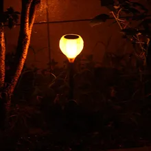 Домашний декор 69 светодиодов лужайка Патио Открытый водонепроницаемый солнечный светильник пламя ночник садовый пейзаж подъездная дорога наземное крепление современный