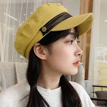 Винтажная кепка газетчика, женская шапка-берет, модная осенне-зимняя восьмиугольная кепка, головные уборы, стильный художник, чёрный берет, шляпы