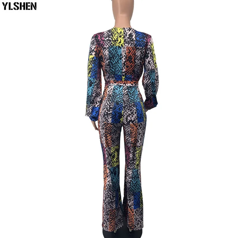 African Print Dresses For Women Sexy V-neck Jumpsuit African Clothes Africa Dress Dashiki Ankara Style Plus Size Africa Clothing 10
