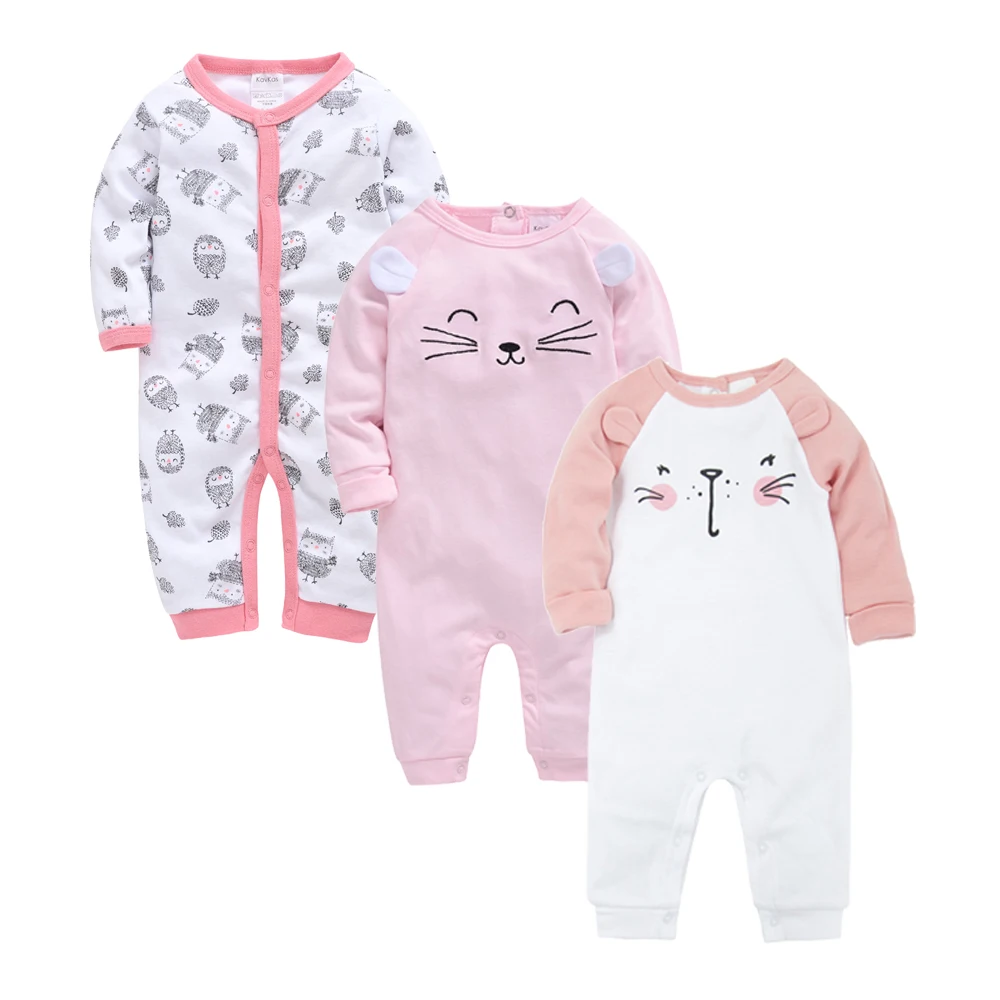 Honeyzone Одежда для новорожденных девочек зимняя одежда с длинным рукавом carters baby boy Footie recien nacido хлопковый комбинезон для младенцев с героями мультфильмов - Цвет: ZA3