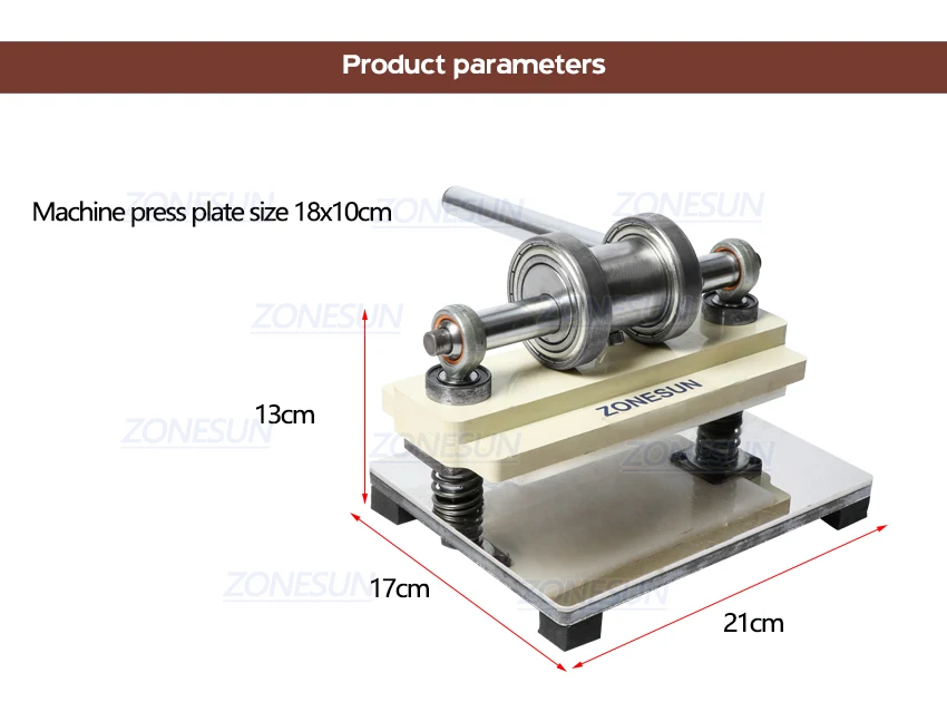ZONESUN ручной станок для резки кожи ручной работы серьги штампы прессовочная машина для пользовательского кликера