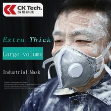 CK Tech. KN95 промышленные противопылевые маски против пыли PM2.5 строительный пыльца дымка газ семья и Pro сайт защиты инструмент