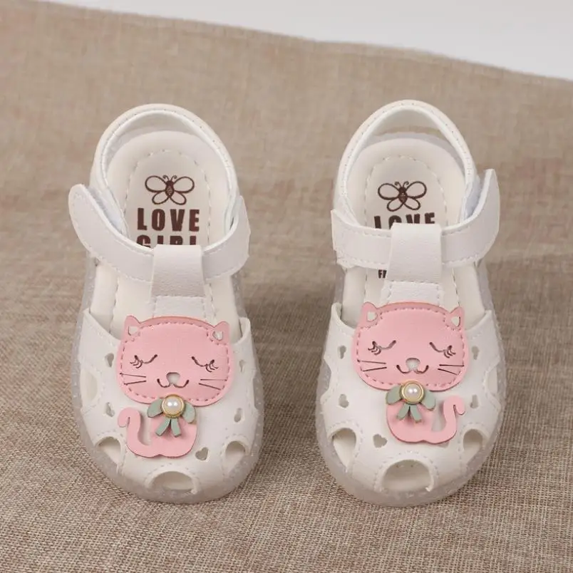 

Summer New Girls princess sandals with new color princess kids Cartoon rabbit toddlers shoes Europe size 21-30