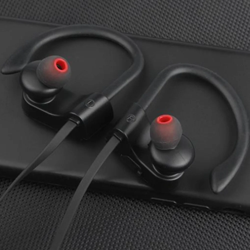 Stereo Bluetooth Earphone Wireless Sports Earhook Earpieces Headset with Microphone for Xiaomi Samsung iPhone Huawei ear phones