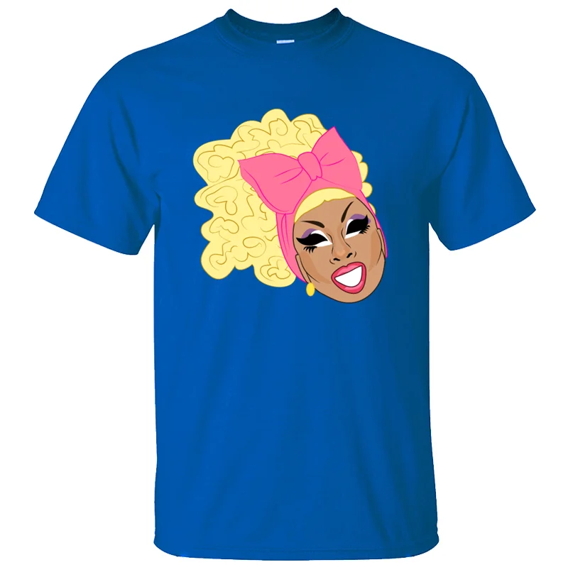 Индивидуальные комические trixie rupaul drag racing футболки для мужчин homme Досуг Футболка интересный юмористический высокое качество