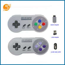 S TOBOT wireless gamepad 2.4GHZ, suitable for SNES Super Nintendo classic MINI game console remote control accessories RPI163