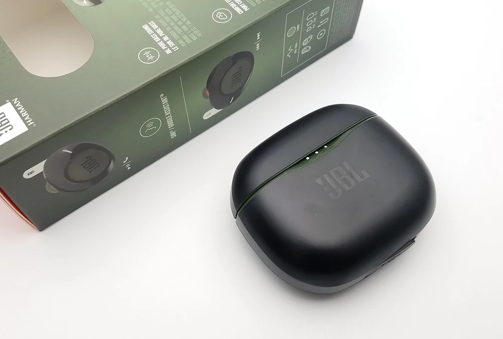 JBL TUNE 120TWS настоящие беспроводные Bluetooth наушники с микрофоном, невидимые спортивные наушники с сенсорным управлением, чехол для зарядки