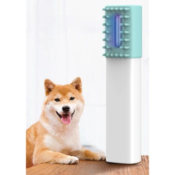 

USB Portable Ultraviolet UV Sterilizers Comb UVC Sterilizations Comb Lamp for Disinfect Kill Mites for Pets