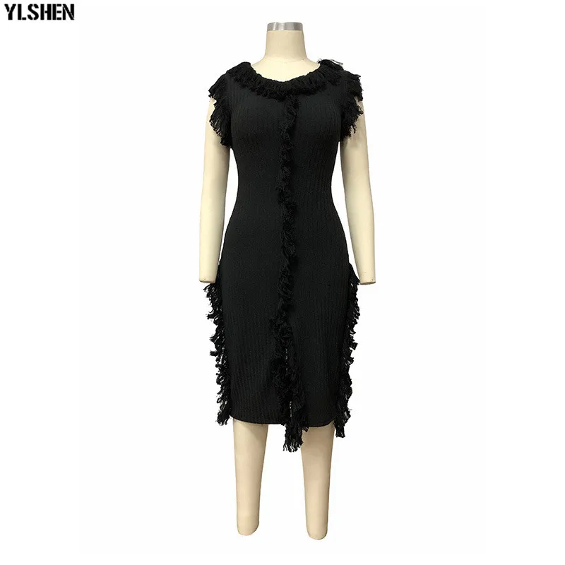 African Dresses For Women African Clothes Africa Dress Kint Tassel Dashiki Ladies Clothing Ankara Plus Size Robe African Dress 15