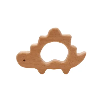 

10 PCS BPA FREE Natural Wood Teether Cartoon Animal Shape Wooden Baby Teether Toy Safe New baby Teething Toys Baby Shower Gift