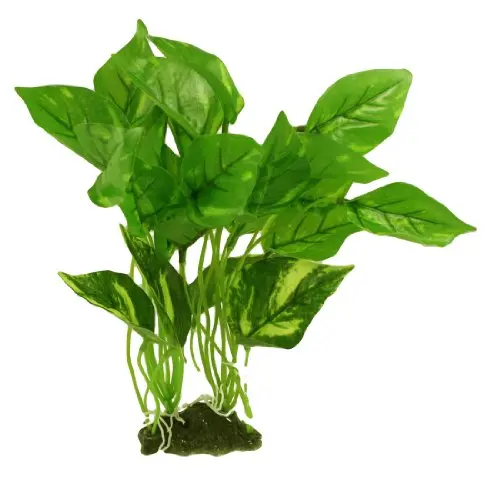 AquasCaPing 11," Высота зеленая пластиковая трава растение для аквариума