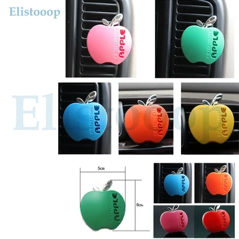 

Car Interior air freshener car flavor apple shape aromatherapy outlet perfume scent fashion car smell freshener