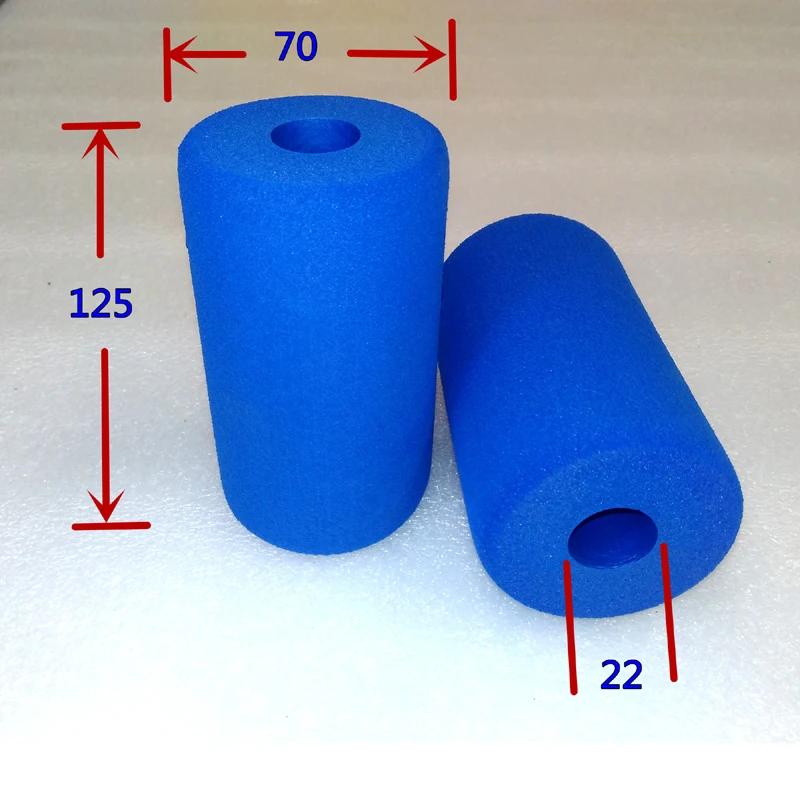 Set Di 10 Manicotti Protettivi Per Impugnature Fitness – Coprimanubri In PVC, Diametro 2,5 Cm, Lunghezza 12,7 Cm