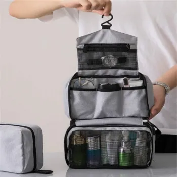 

Hanging Travel Wash Pouch Organizer Waterproof Makeup Wash Cable Bag Portable Cloth Underwear Toiletry Home Closet Storage