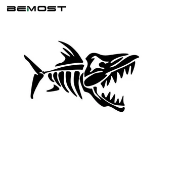 

BEMOST Car Styling Decoration Personality Fashion Fish Bone Car Stickers Waterproof Decals Auto Truck Motorcycle Acessories