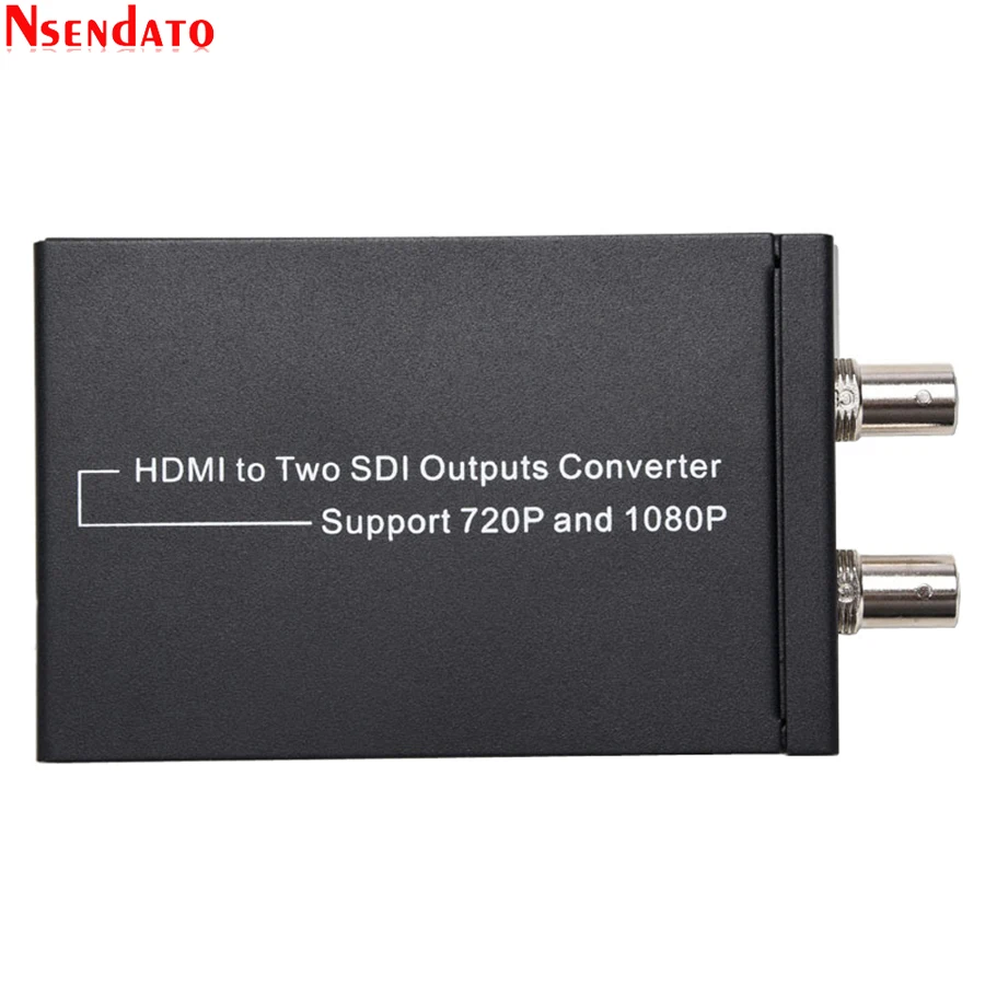 Цифровой преобразователь 720P 1080P HDMI в 2 SDI поддержка 1080p full HD SD SDI/HD SDI/3G BNC адаптер