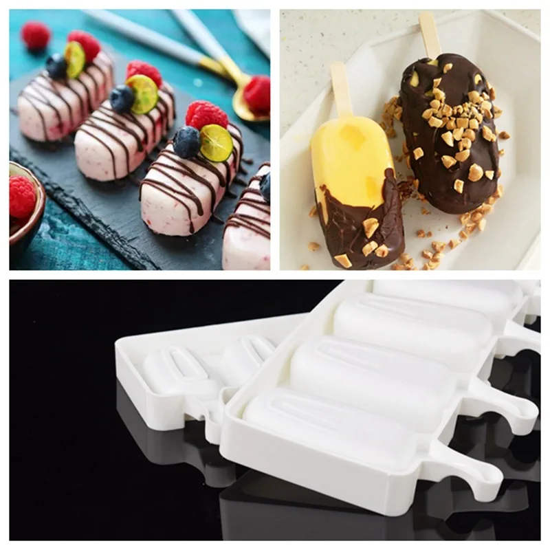 Силиконовые полости формы для мороженого поднос для мороженого фруктовый бочонок Diy Форма для десерта форма для изготовления мороженого с палочки для сладостей бесплатно